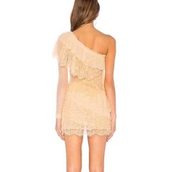 House of Harlow 1960 x Revolve Lace One Shoulder Mini Dress - Picture 2 of 9